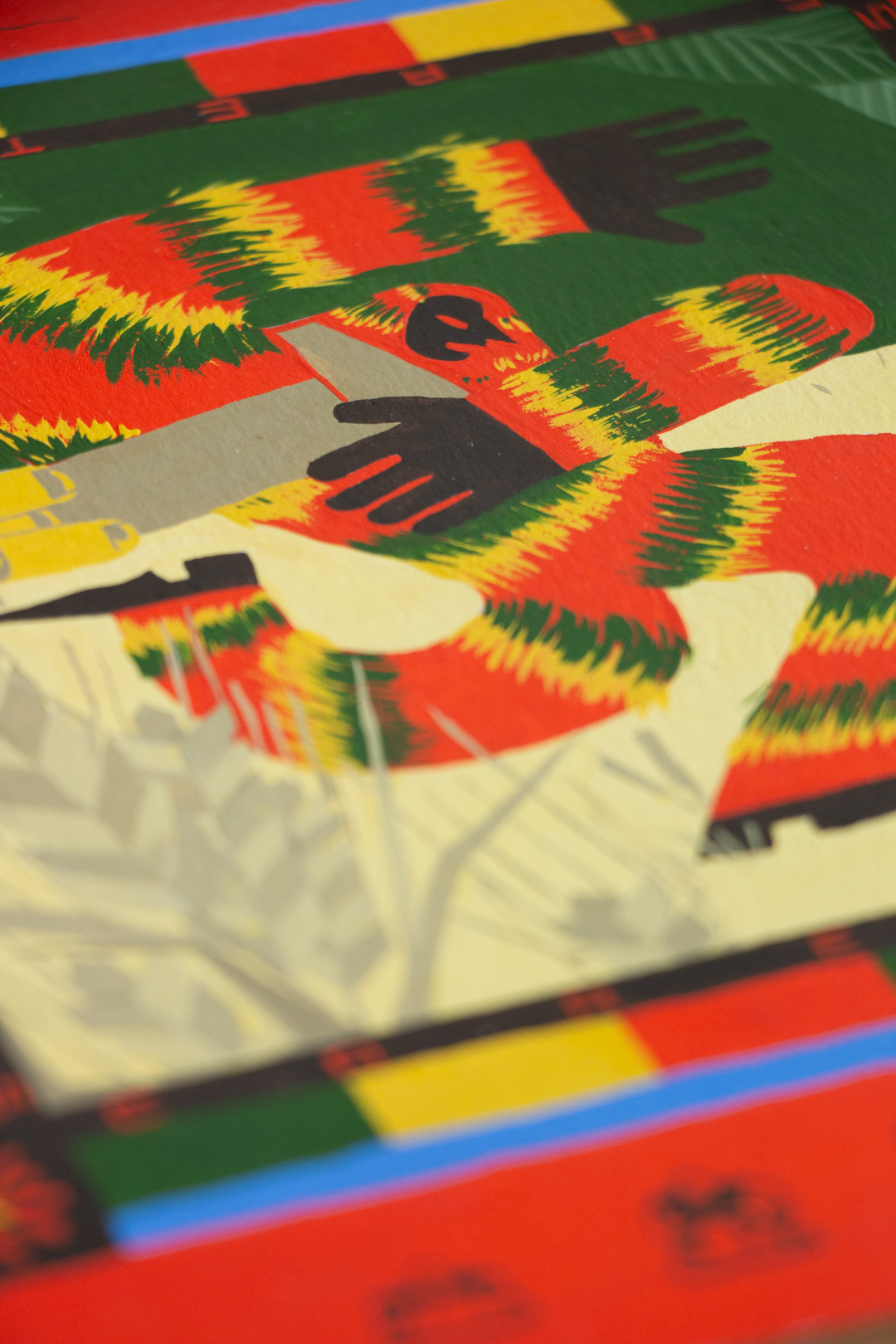 Geometric. Stylized illustration. Illustration Portugal. Illustração porto, portugal. Gouache. Guache. Painting.