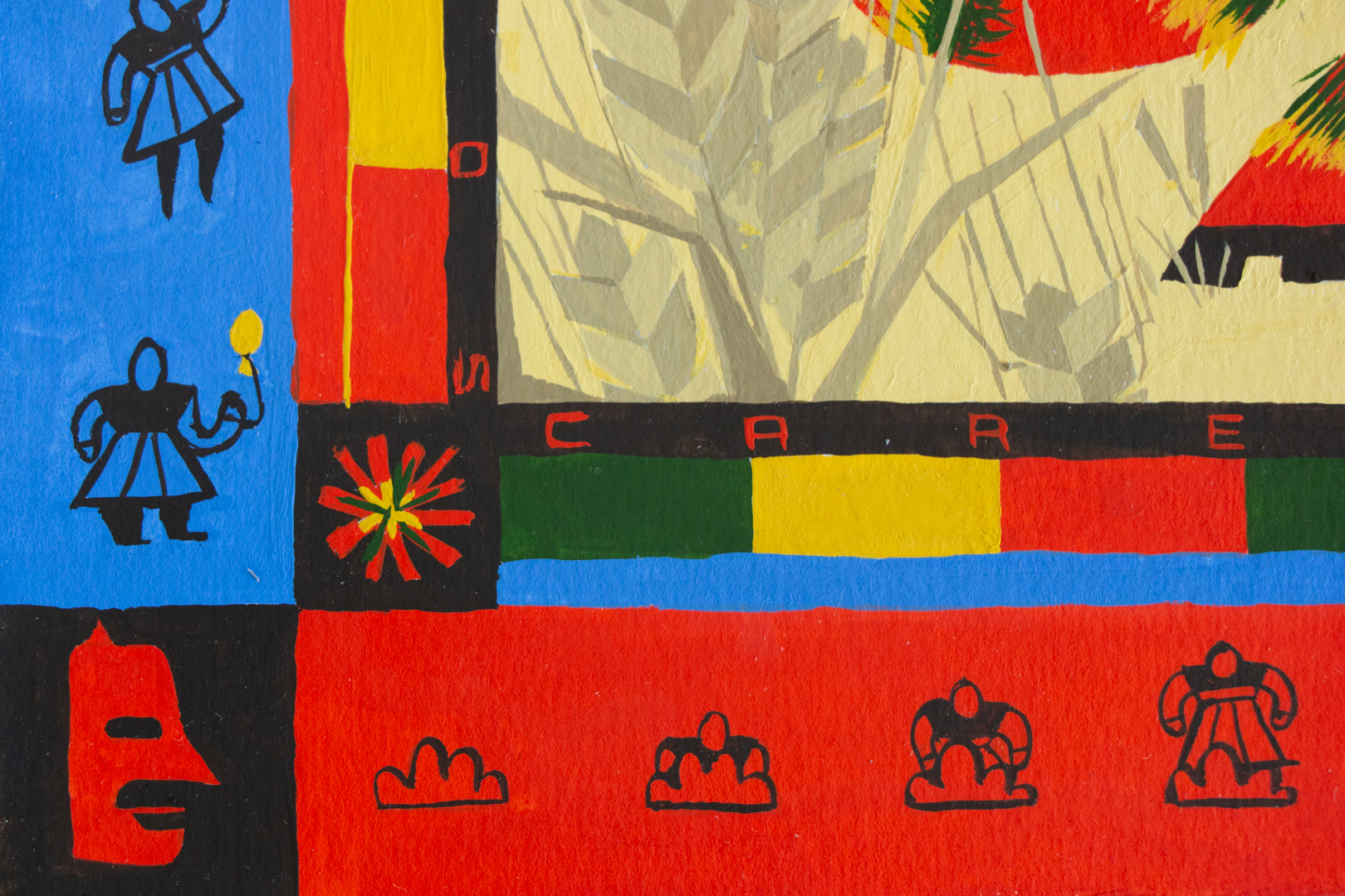 Geometric. Stylized illustration. Illustration Portugal. Illustração porto, portugal. Gouache. Guache. Painting.