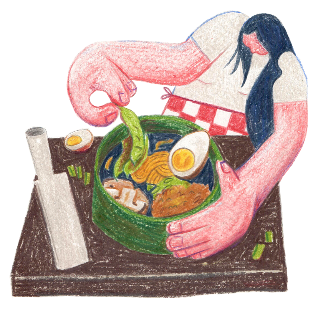 Editorial illustration. Handmade illustration in colored pencils. Hobbies. Geometric. Stylized illustration. Illustration Portugal. Illustração porto, portugal.