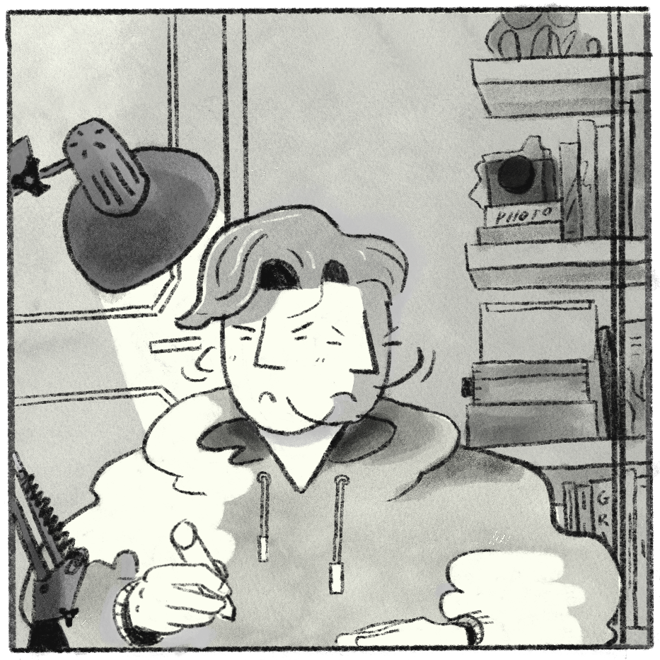 Mini comic about overthinking and social masking