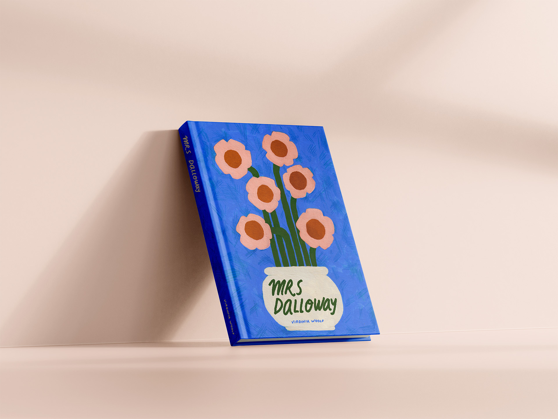 Book cover illustration for Virginia Woolf's book "Mrs Dalloway"